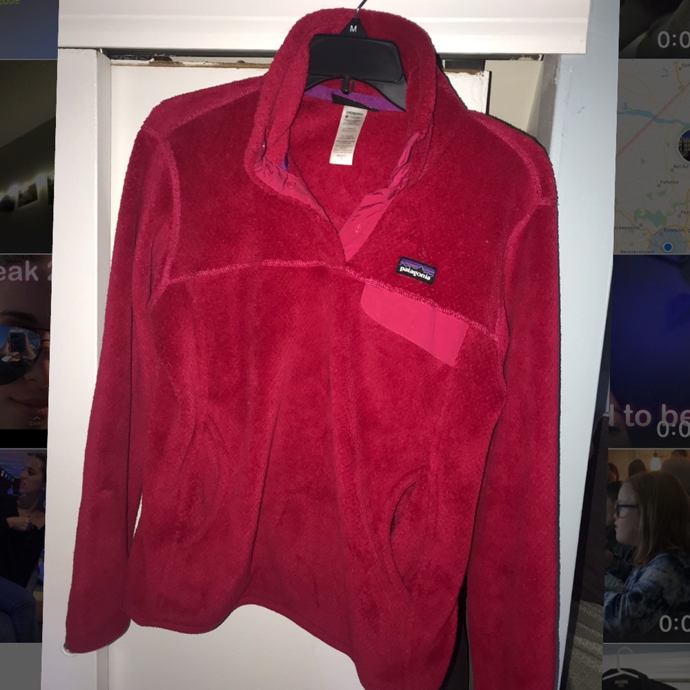 Red Patagonia Fleece